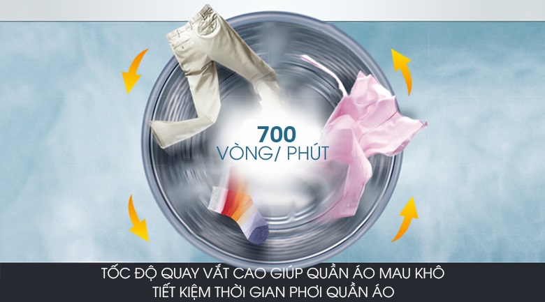 Vắt cực khô - Máy giặt Aqua 9 Kg AQW-S90CT H2