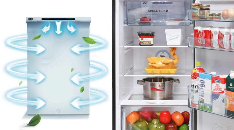 Ngăn đông với 5 chức năng tiện ích - Tủ lạnh Aqua Inverter 270 lít AQR-IG288EN (GB)