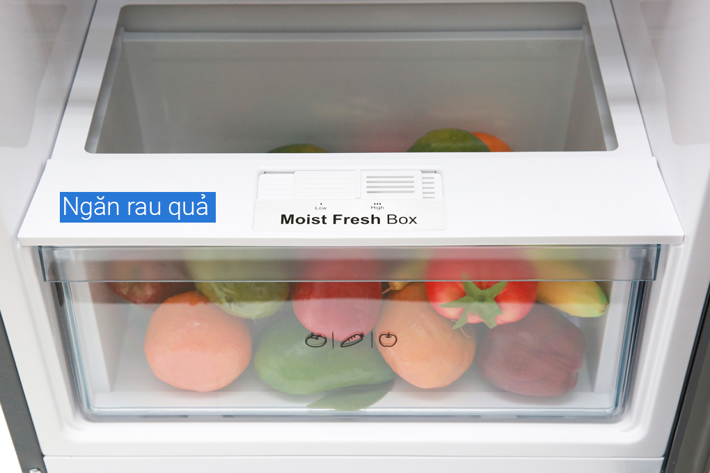 Ngăn rau củ - Tủ lạnh Aqua Inverter 270 lít AQR-IG288EN (GB)