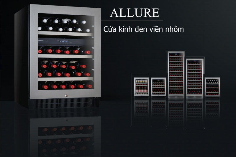 Thiết kế sang trọng, đẳng cấp - Tủ trữ rượu vang Vintec ALV40SG2E 40 chai