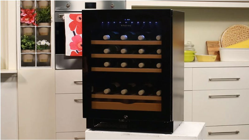 Thiết kế tủ trữ rượu vang Vintec V40SGEBK 40 chai