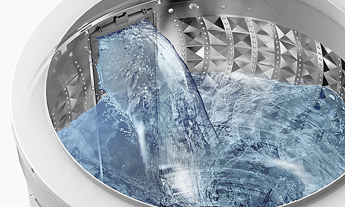 Máy giặt Samsung 8.5kg WA85M5120SW giặt thác nước tiện lợi