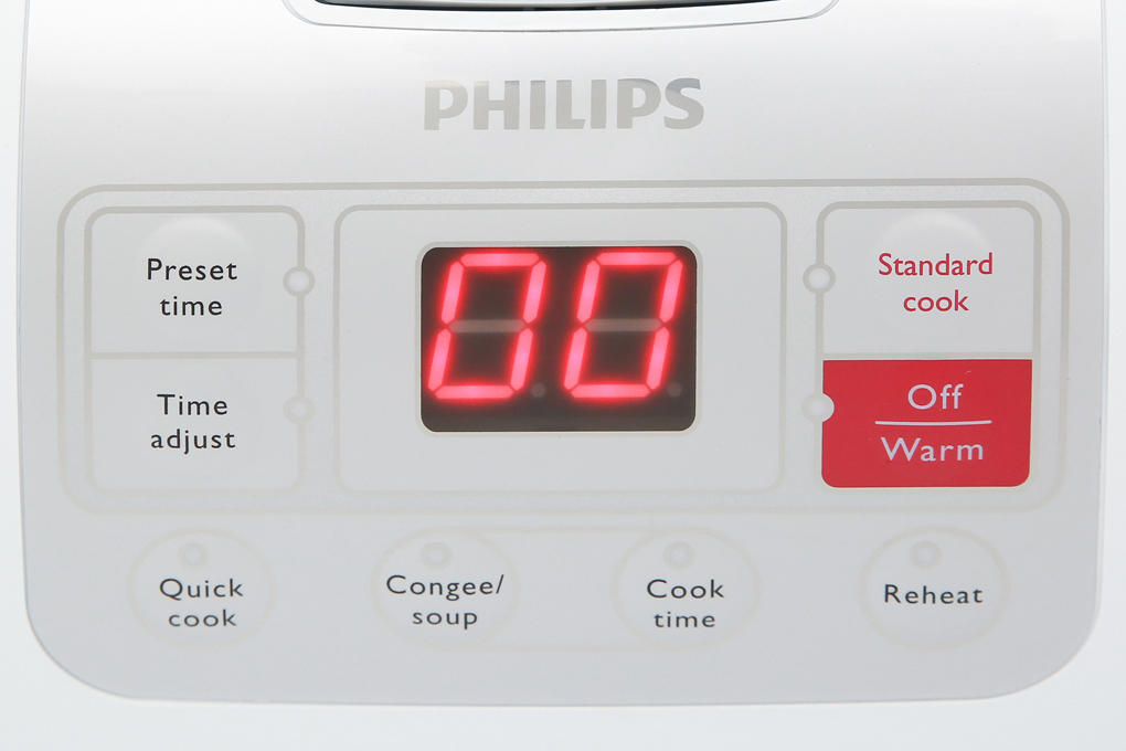 Nồi cơm điện tử Philips HD3030 - Nhiều chức năng tiện lợi