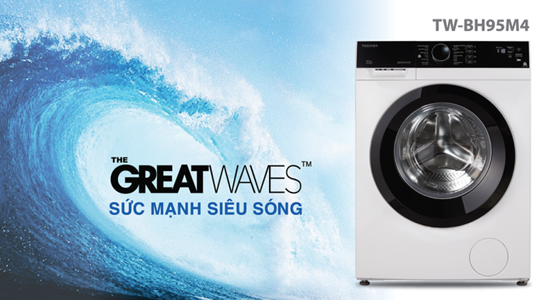 Greatwave - Máy giặt Toshiba Inverter 8.5 kg TW-BH95M4V