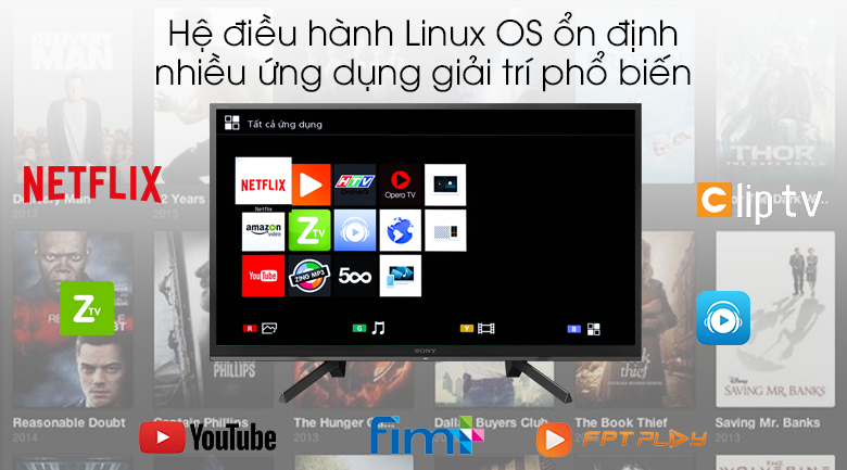 Smart Tivi Sony 32 inch 32W610G - Linux OS