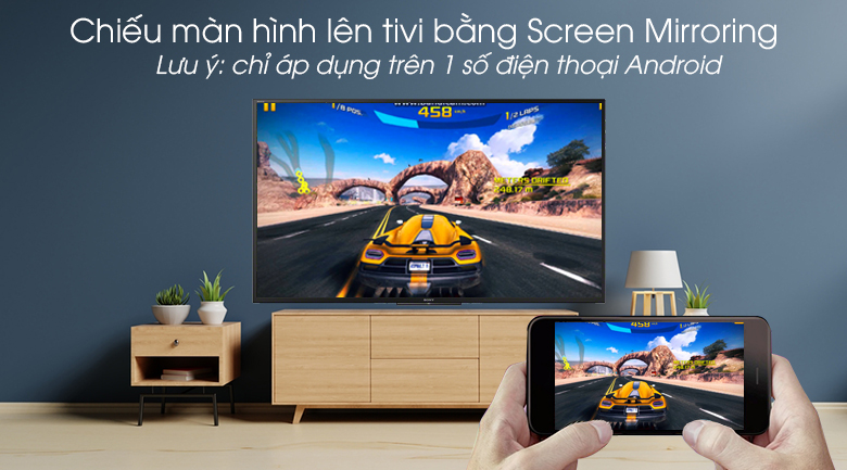 Smart Tivi Sony 50 inch 50W660G - chiếu màn hình