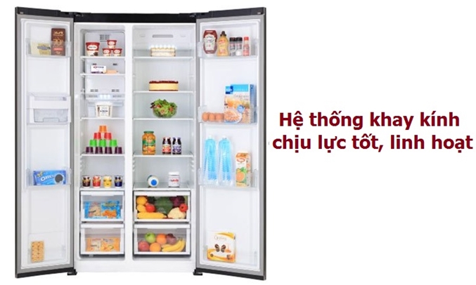 Tủ lạnh Electrolux 541 lít ESE5301AG khay kệ linh hoạt bền bỉ