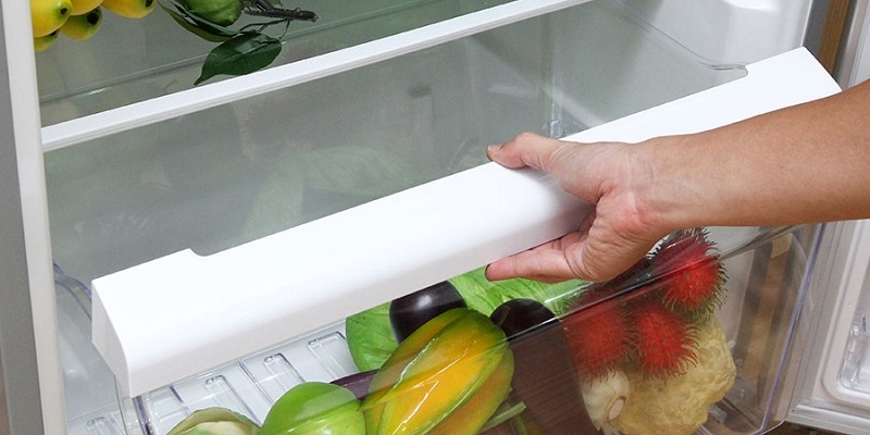 Ngăn rau củ lớn hơn, giữ ẩm tối ưu hơn - Tủ lạnh Toshiba Inverter 194 lít GR-A25VS (DS)