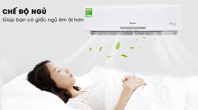 Chế độ ngủ - Máy lạnh Gree Inverter 1.5 HP GWC12CA-K3DNC2I
