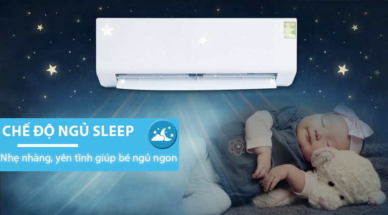 Chế độ vận hành khi ngủ - Máy lạnh Beko 1 HP RSSC09CV