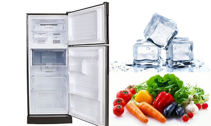 Tủ lạnh Sharp 196 lít SJ-X201E-SL thiết kế gọn gàng, hiện đại