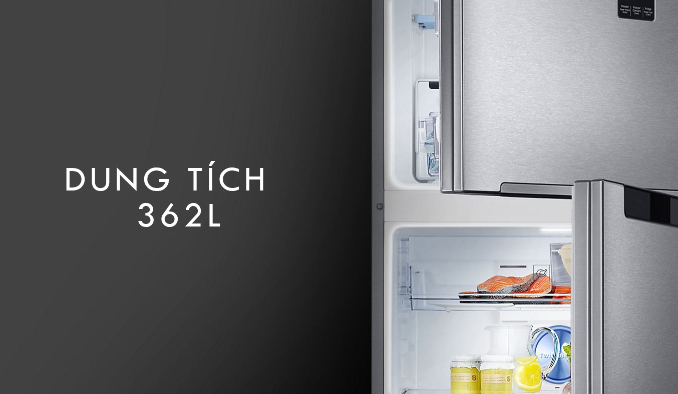 Tủ lạnh Samsung RT35K5982BS có dung tích 362 lít 