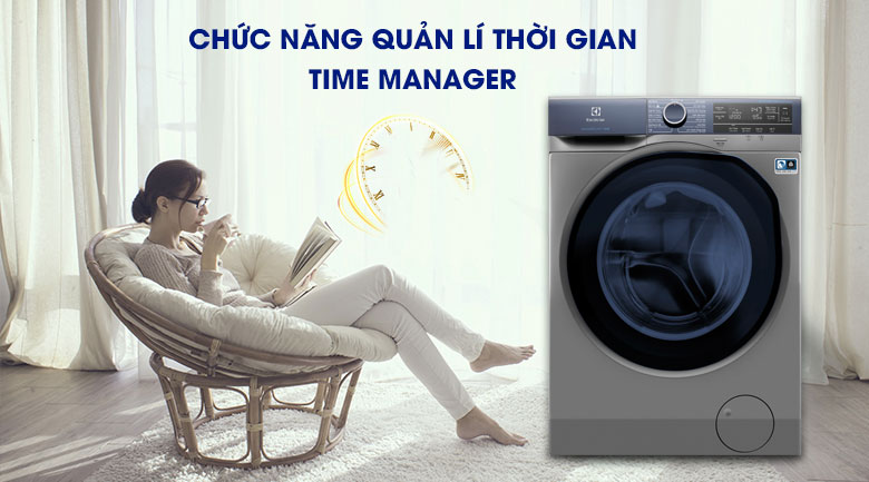 Chức năng hẹn giờ giặt - Máy giặt Electrolux Inverter 9.5 kg EWF9523ADSA