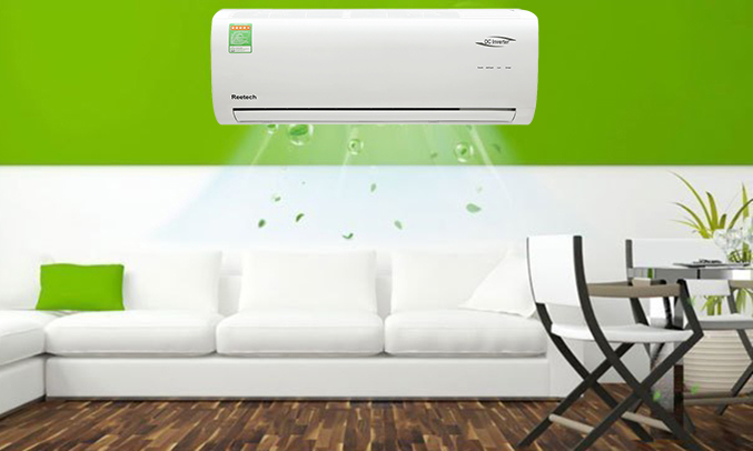 Máy lạnh Reetech Inverter 1.5 HP RTV12-BF-A cho không khí trong lành