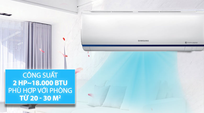 Máy lạnh Samsung Inverter 2 HP AR18RYFTAURNSV