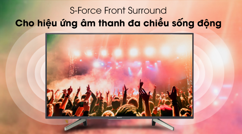 Công nghệ S-Force Front Surround - Android Tivi Sony 49 inch KDL-49W800G Mẫu 2019