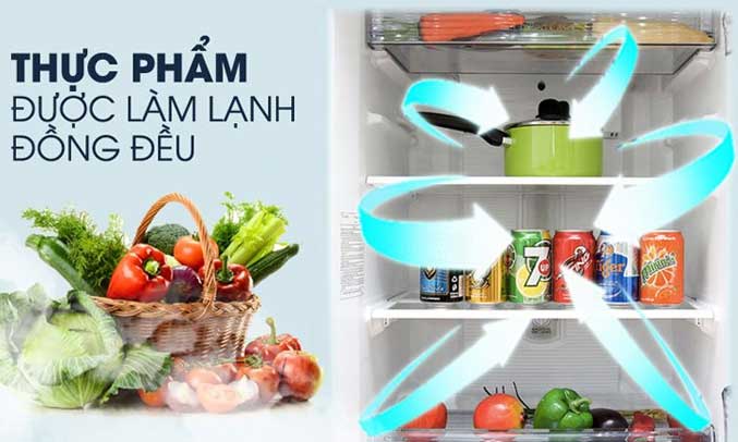 Tủ lạnh Panasonic 271 lít NR-BL308PSVN bảo quản thực phẩm tươi tốt