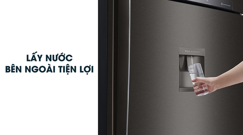 Lấy nước bên ngoài - Tủ lạnh LG Inverter 475 lít GN-D602BL