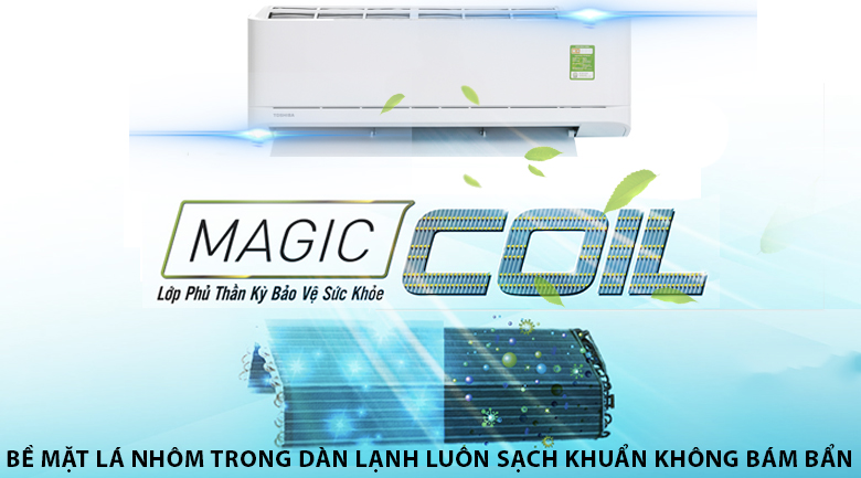 Magic Coil - Máy lạnh Toshiba 1 HP RAS-H10U2KSG-V